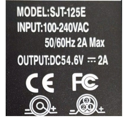 Cargador Litio 48v DC - Cargador Patinetes Eléctricos tipo Cecotec