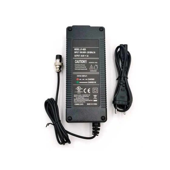 Comprar Cargador Litio 48v Clavija GX16 Hembra - Repuestos Patinetes 2