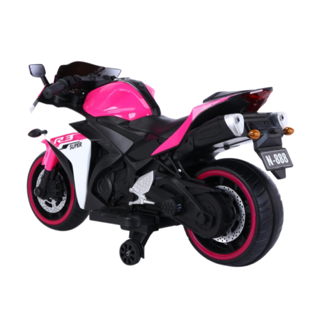 R3 Moto Eléctrica Infantil - Moto 12V con Ruedines Para Niños