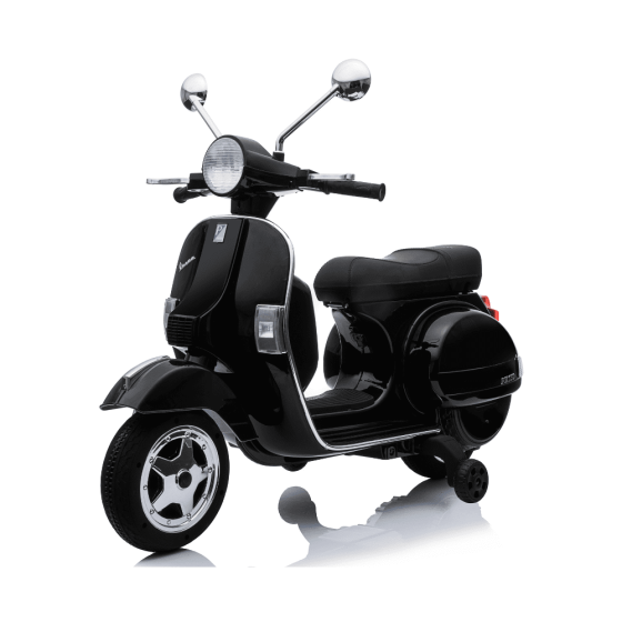 Moto Vespa Eléctrica Infantil PX150 - Minimoto Infantil 12V Con Ruedines