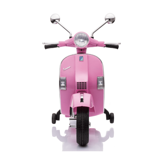 Moto Vespa Eléctrica Infantil PX150 - Minimoto Infantil 12V Con Ruedines 2