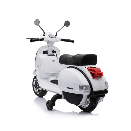 Moto Vespa Eléctrica Infantil PX150 - Minimoto Infantil 12V Con Ruedines 2