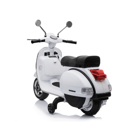 Moto Vespa Eléctrica Infantil PX150 - Minimoto Infantil 12V Con Ruedines