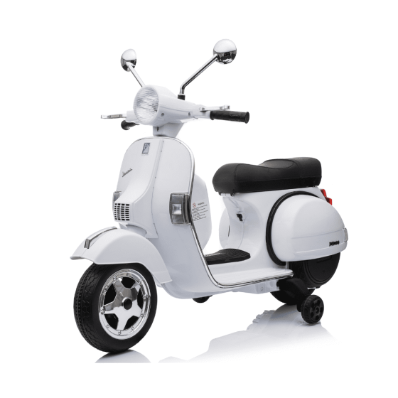 Moto Vespa Eléctrica Infantil PX150 - Minimoto Infantil 12V Con Ruedines