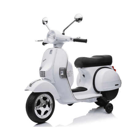 Moto Vespa Eléctrica Infantil PX150 - Minimoto Infantil 12V Con Ruedines