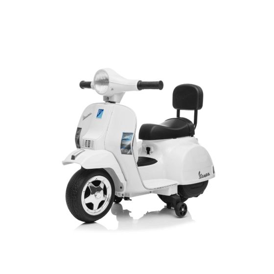 Minimoto tipo Vespa Infantil de Batería 6V - Vespa con Ruedines