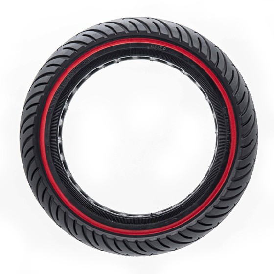 Neumático Macizo 8,5"x2 Roja - Rueda Maciza Para Patinetes Xiaomi 2