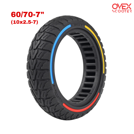 Neumático Macizo 60/70-7 (10×2.5-7) Off Road - Comprar Repuestos Patinete