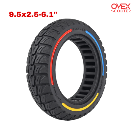 Neumático macizo 9.5x2.5-6.1" Off Road - Comprar Repuestos Patinete