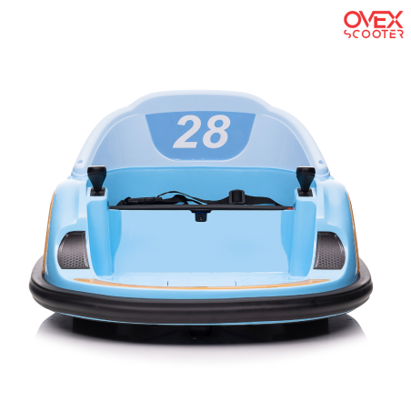 COCHE DE CHOQUES ELÉCTRICO AZUL 12V - Envío 24/48H - Con Mando 2.4G