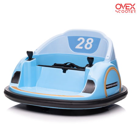 COCHE DE CHOQUES ELÉCTRICO AZUL 12V - Envío 24/48H - Con Mando 2.4G