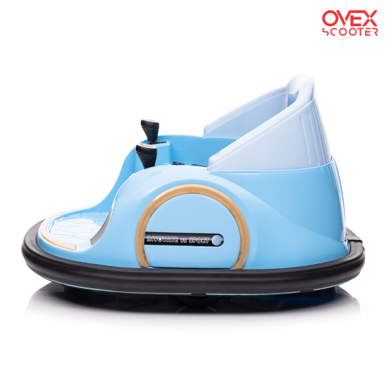 COCHE DE CHOQUES ELÉCTRICO AZUL 12V - Envío 24/48H - Con Mando 2.4G 2