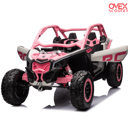 CAN AM MAVERICK Coche Eléctrico Infantil 4x4 ROSA - Comprar Buggy XXL