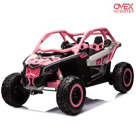 CAN AM MAVERICK Coche Eléctrico Infantil 4x4 ROSA - Comprar Buggy XXL