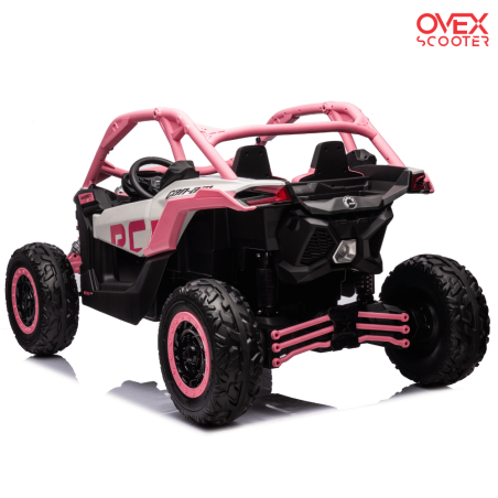 CAN AM MAVERICK Coche Eléctrico Infantil 4x4 ROSA - Comprar Buggy XXL