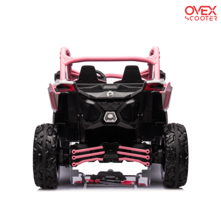 CAN AM MAVERICK Coche Eléctrico Infantil 4x4 ROSA - Comprar Buggy XXL