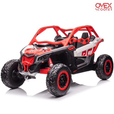 CAN AM MAVERICK Coche Eléctrico Infantil 4x4 ROJO - Comprar Buggy XXL