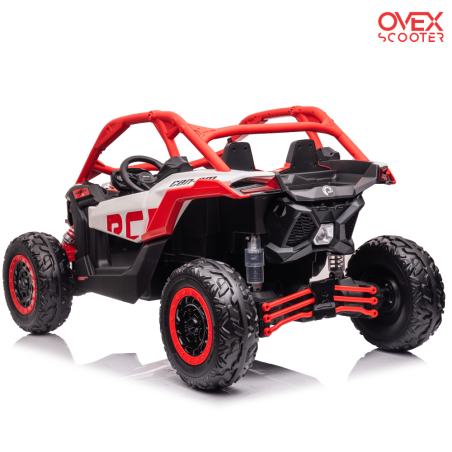 CAN AM MAVERICK Coche Eléctrico Infantil 4x4 ROJO - Comprar Buggy XXL
