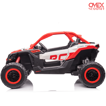 CAN AM MAVERICK Coche Eléctrico Infantil 4x4 ROJO - Comprar Buggy XXL
