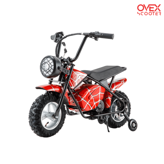 Minimoto Eléctrica OVEX 300W 36V Litio SPIDER para niños - Moto Infantil