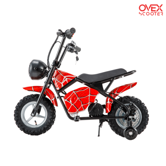 Minimoto Eléctrica OVEX 300W 36V Litio SPIDER para niños - Moto Infantil 2