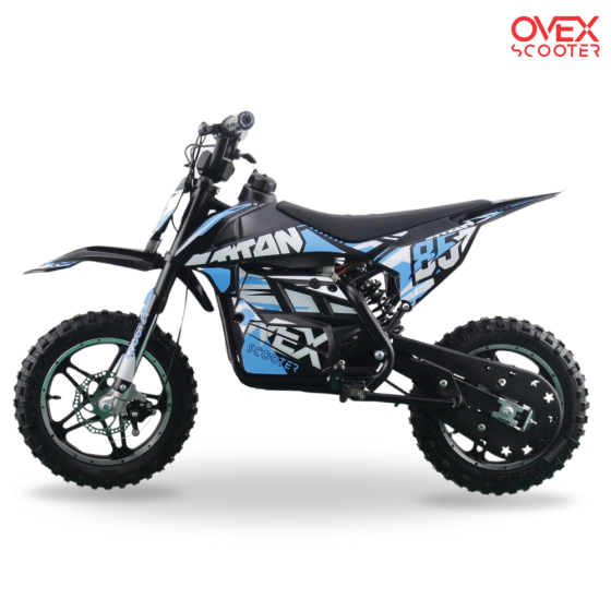 OVEX TITÁN Minimoto Cross 1000W Azul - Potente Moto Para Niños