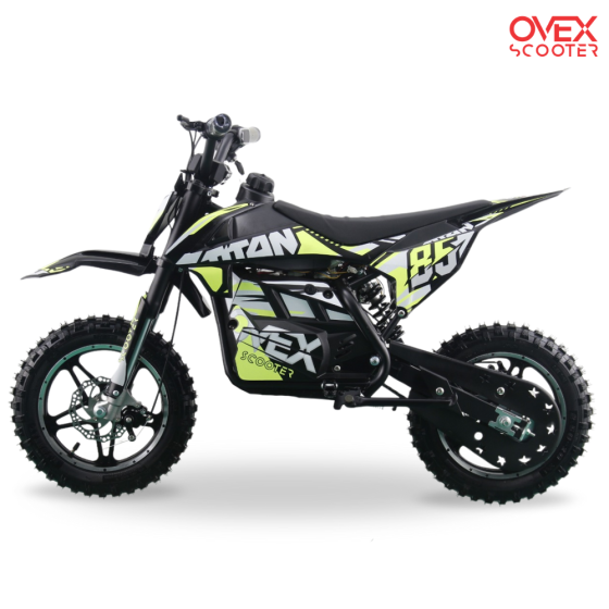 OVEX TITÁN Minimoto Cross 1000W Amarilla - Potente Moto Para Niños