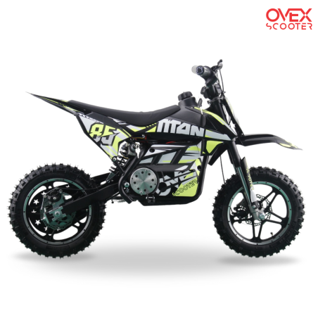 OVEX TITÁN Minimoto Cross 1000W Amarilla - Potente Moto Para Niños